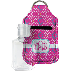 Colorful Trellis Hand Sanitizer & Keychain Holder - Small (Personalized)