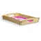 Colorful Trellis Serving Tray Wood Small - Corner