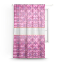 Colorful Trellis Sheer Curtain (Personalized)
