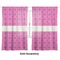 Colorful Trellis Sheer Curtains