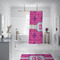Colorful Trellis Shower Curtain - Custom Size