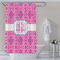 Colorful Trellis Shower Curtain Lifestyle