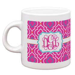 Colorful Trellis Espresso Cup (Personalized)