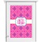 Colorful Trellis  Single White Cabinet Decal