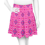 Colorful Trellis Skater Skirt - 2X Large