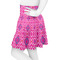 Colorful Trellis Skater Skirt - Side