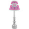 Colorful Trellis Small Chandelier Lamp - LIFESTYLE (on candle stick)