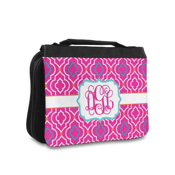 Custom Colorful Trellis Toiletry Bag - Small (Personalized)