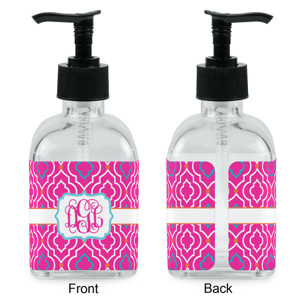 Colorful Trellis Glass Soap/Lotion Dispenser - Approval