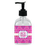 Colorful Trellis Glass Soap & Lotion Bottle - Single Bottle (Personalized)