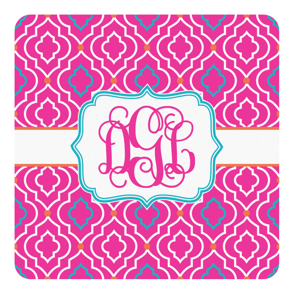 Custom Colorful Trellis Square Decal - Small (Personalized)