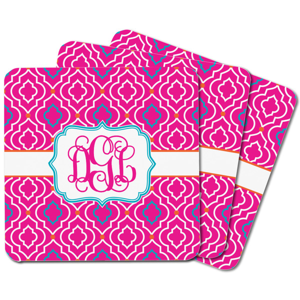 Colorful Trellis Square Fridge Magnet - MAIN