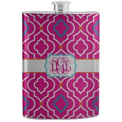 Colorful Trellis Stainless Steel Flask (Personalized)