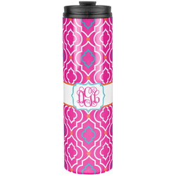 Colorful Trellis Stainless Steel Skinny Tumbler - 20 oz (Personalized)
