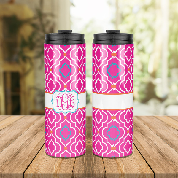 Colorful Trellis Stainless Steel Tumbler - Lifestyle