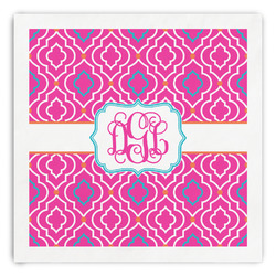 Colorful Trellis Paper Dinner Napkins (Personalized)