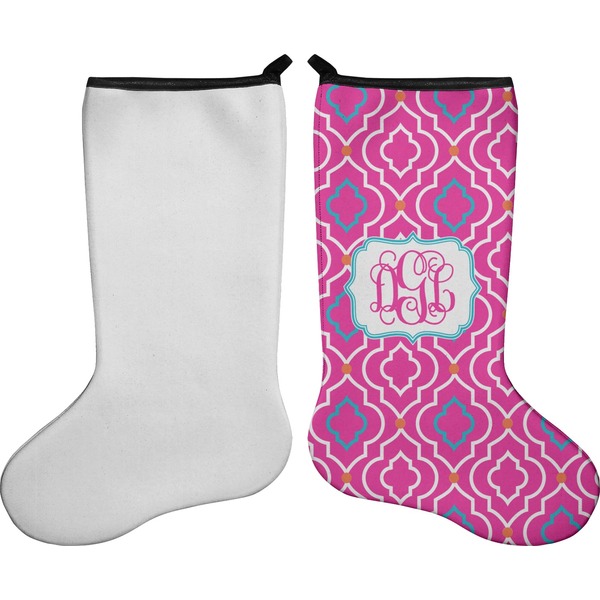 Colorful Trellis Stocking - Single-Sided - Approval