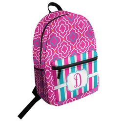 Colorful Trellis Student Backpack (Personalized)