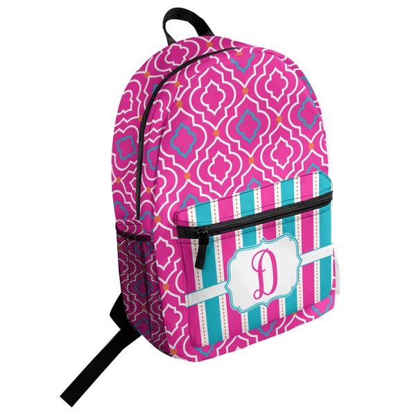 Custom Colorful Trellis Student Backpack (Personalized)