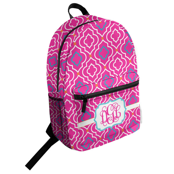 Custom Colorful Trellis Student Backpack (Personalized)