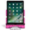 Colorful Trellis Stylized Tablet Stand - Front with ipad