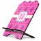Colorful Trellis Stylized Tablet Stand - Side View