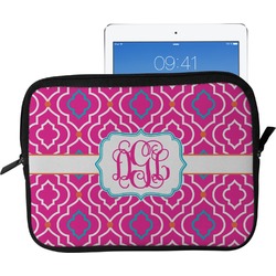 Colorful Trellis Tablet Case / Sleeve - Large (Personalized)