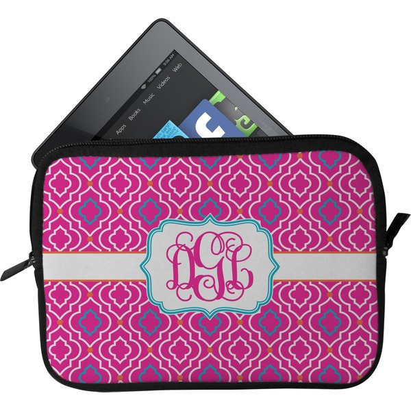 Custom Colorful Trellis Tablet Case / Sleeve - Small (Personalized)