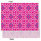 Colorful Trellis Tissue Paper - Heavyweight - Large - Front & Back