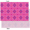 Colorful Trellis Tissue Paper - Heavyweight - XL - Front & Back