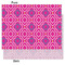 Colorful Trellis Tissue Paper - Lightweight - Medium - Front & Back