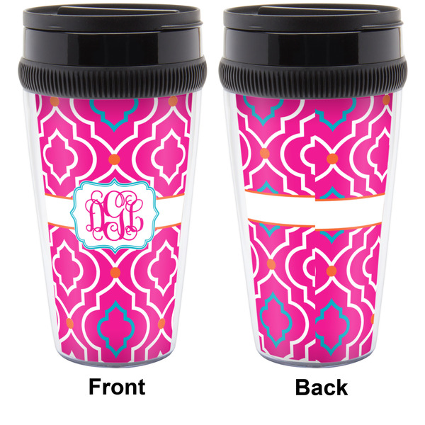 Colorful Trellis Travel Mug Approval (Personalized)