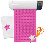 Colorful Trellis Heat Transfer Vinyl Sheet (12"x18")