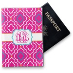 Colorful Trellis Vinyl Passport Holder (Personalized)