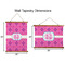 Colorful Trellis Wall Hanging Tapestries - Parent/Sizing