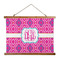 Colorful Trellis Wall Hanging Tapestry - Wide (Personalized)