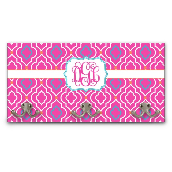 Custom Colorful Trellis Wall Mounted Coat Rack (Personalized)