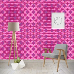 Colorful Trellis Wallpaper & Surface Covering