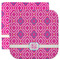 Colorful Trellis Washcloth / Face Towels
