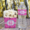 Colorful Trellis Water Bottle Label - w/ Favor Box