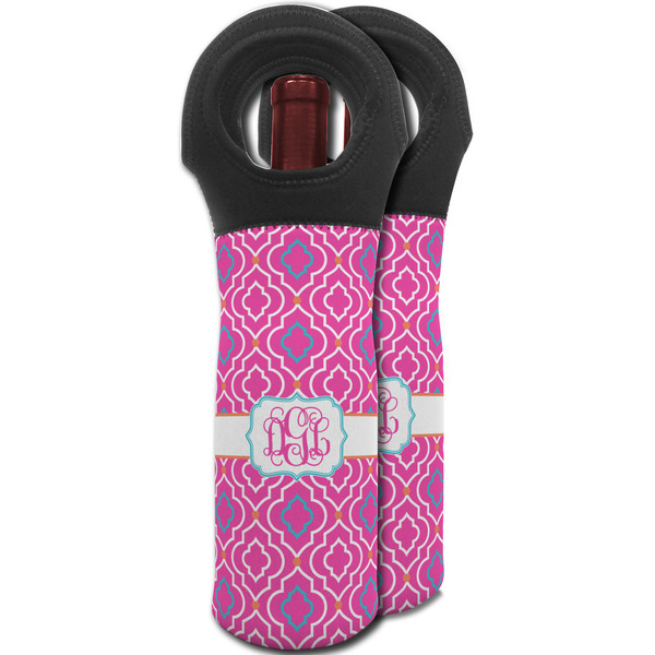 Colorful Trellis Wine Tote Bag - MAIN