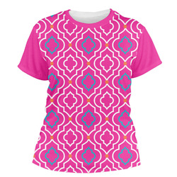 Colorful Trellis Women's Crew T-Shirt - Medium