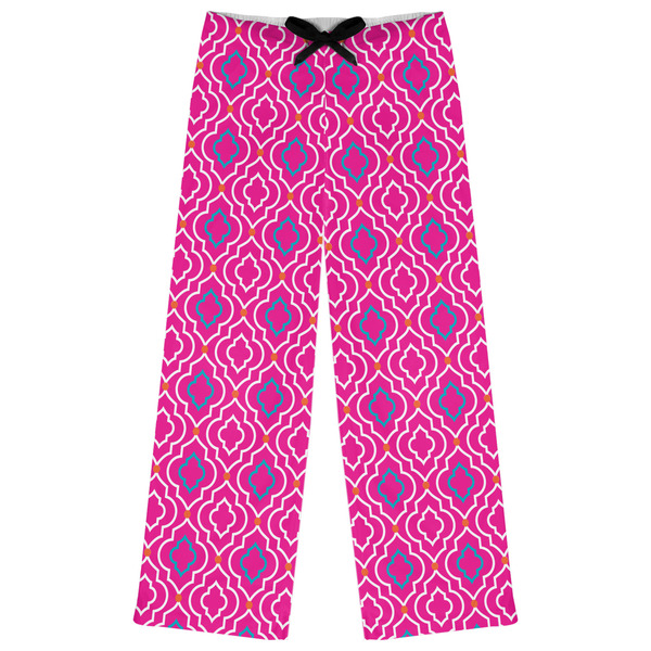 Custom Colorful Trellis Womens Pajama Pants - S