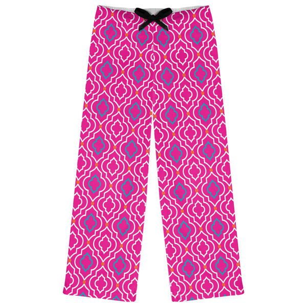 Custom Colorful Trellis Womens Pajama Pants - S