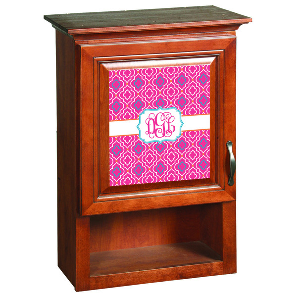 Colorful Trellis  Wooden Cabinet Decal (Medium)