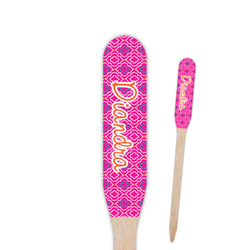 Colorful Trellis Paddle Wooden Food Picks - Single Sided (Personalized)