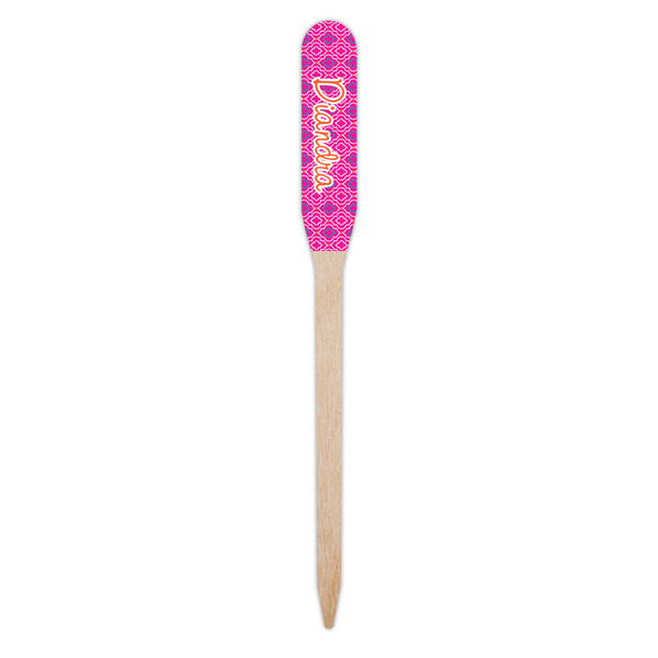 Colorful Trellis Wooden Food Pick - Paddle - Single Pick