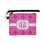 Colorful Trellis Wristlet ID Case w/ Monogram