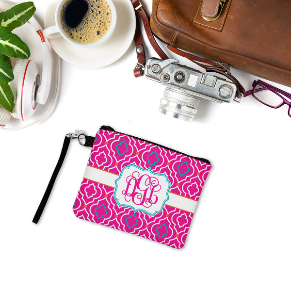 Colorful Trellis Wristlet ID Cases - LIFESTYLE
