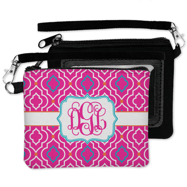 Colorful Trellis Wristlet ID Cases - MAIN